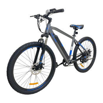 Электровелосипед Eltreco XT 600 Pro (серо-синий)