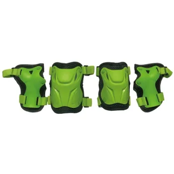 Набор защиты Tech Team Safety line 800, цвет зеленый (размер S)